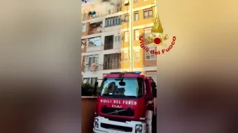 INCENDIO ABITAZIONE: DECEDUTA UNA DONNA