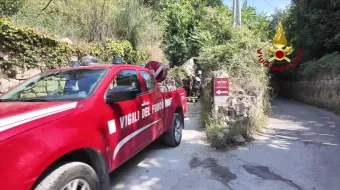 NAPOLI - CAMPI FLEGREI,OLTRE 1.200 INTERVENTI DEI VIGILI DEL FUOCO A SEGUITO DELLA SCOSSA DEL 31 LUGLIO