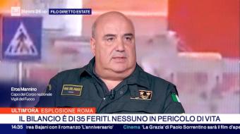 RAINEWS24 - ESPLOSIONE DISTRIBUTORE CARBURANTE A ROMA, ZONA CASILINO