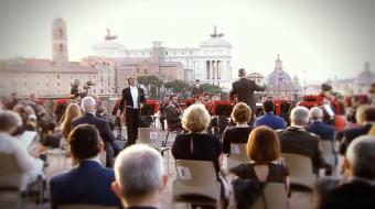 Servizio a La vita in diretta sul concerto al Palatino