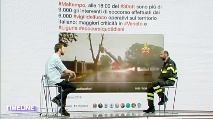 L'emergenza maltempo raccontata da un VVF