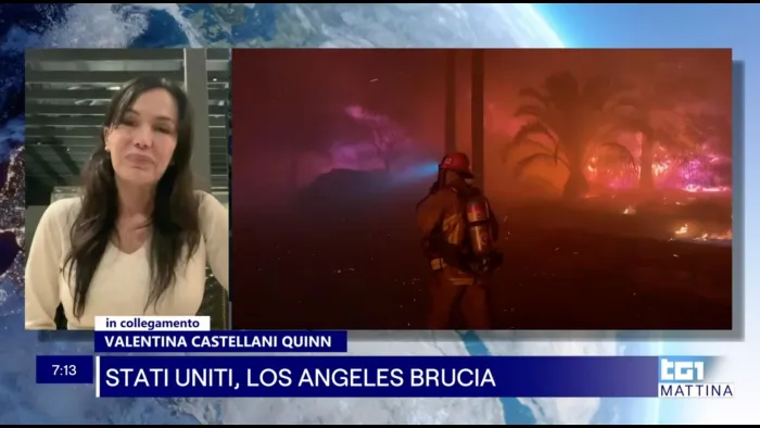 TG UNOMATTINA – EMERGENZA INCENDI A LOS ANGELES