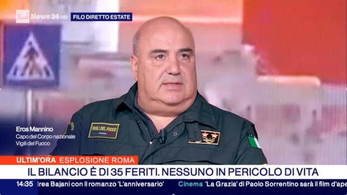 RAINEWS24 - ESPLOSIONE DISTRIBUTORE CARBURANTE A ROMA, ZONA CASILINO