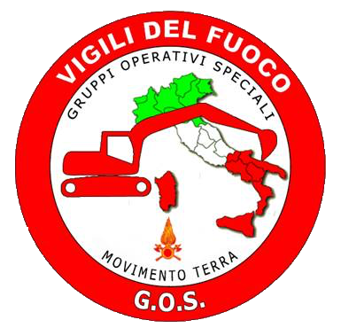 GRUPPO OPERATIVO SPECIALE (G.O.S.) MOVIMENTO TERRA LOGO VVF
